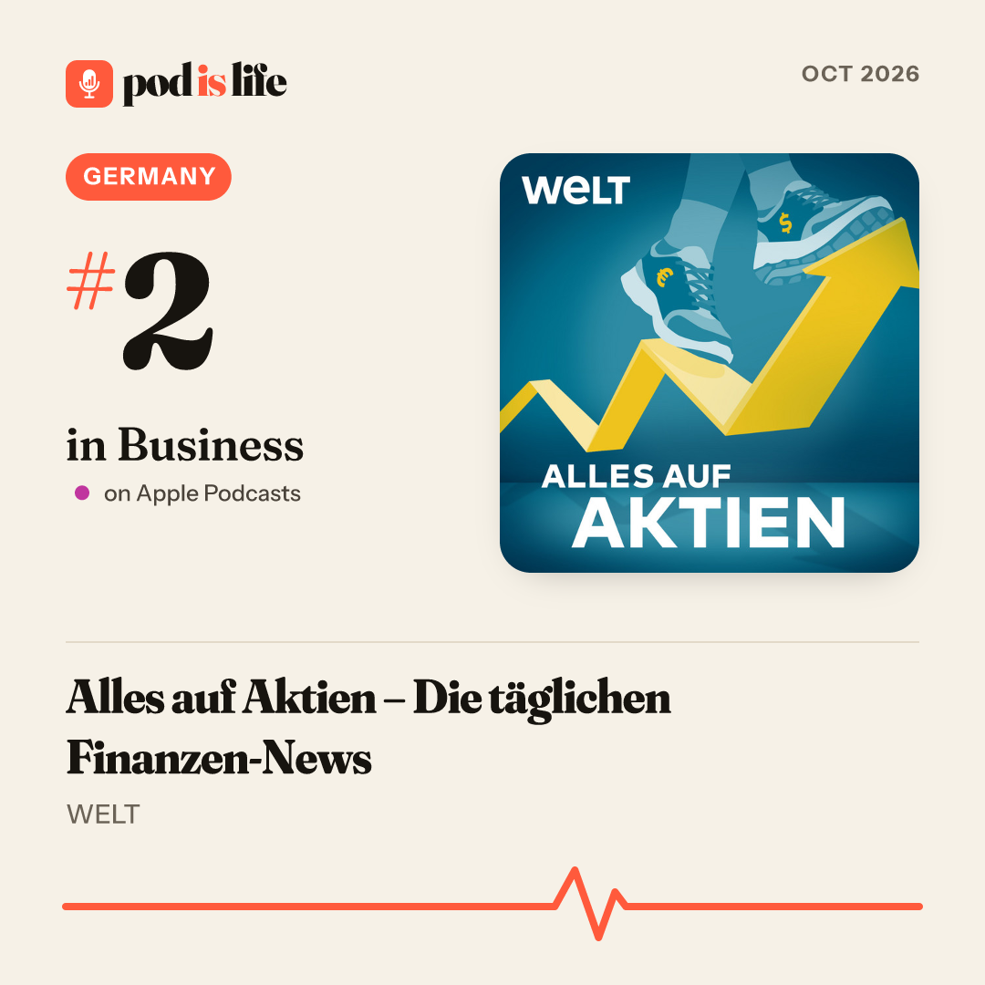 Share card: #2 in Business, Germany on Apple Podcasts