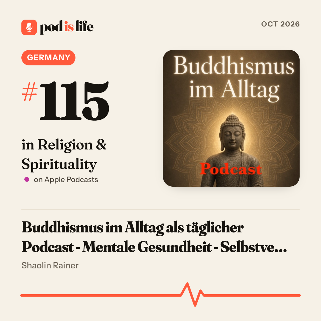 Share card: #115 in Religion & Spirituality, Germany on Apple Podcasts