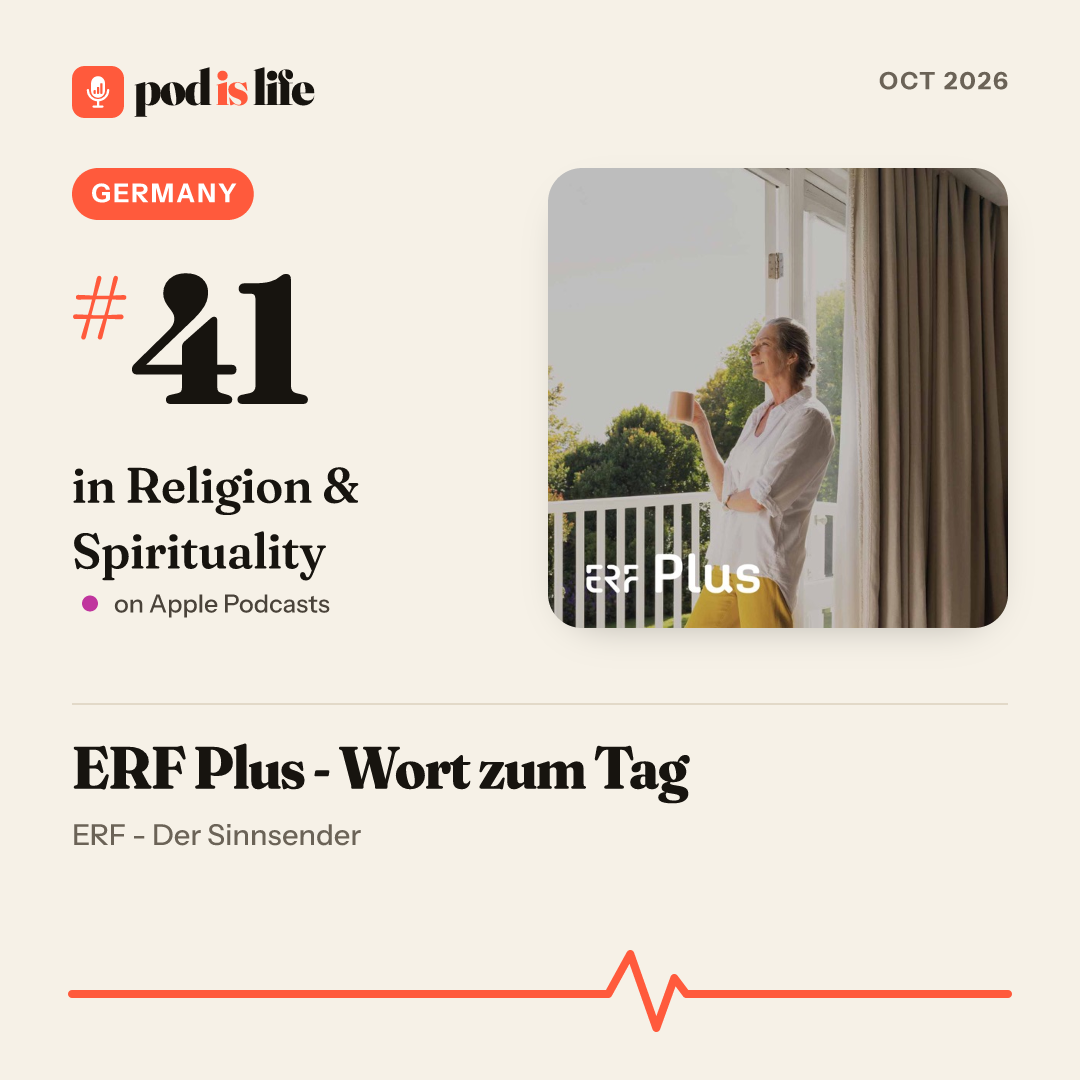 Share card: #41 in Religion & Spirituality, Germany on Apple Podcasts