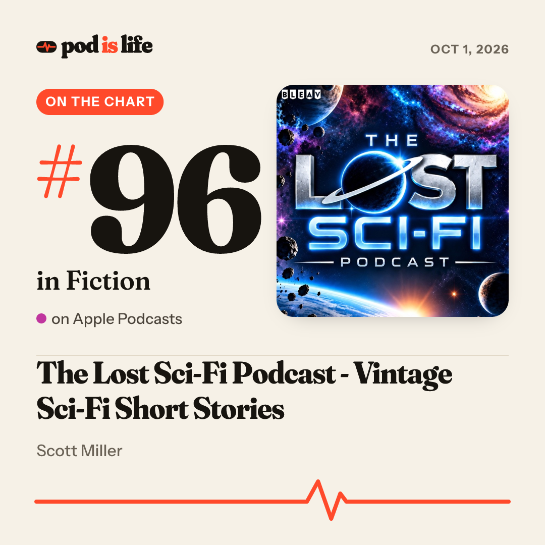 Share card: #96 in Fiction on Apple Podcasts